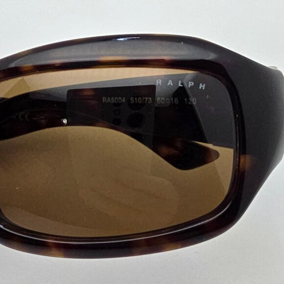 Ralph Lauren RA5004 510/73 Dark Tortoise Frame G-15 Green Lens Sunglasses w Case main image 16